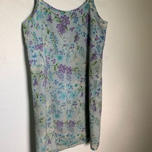 Vintage floral slip dress